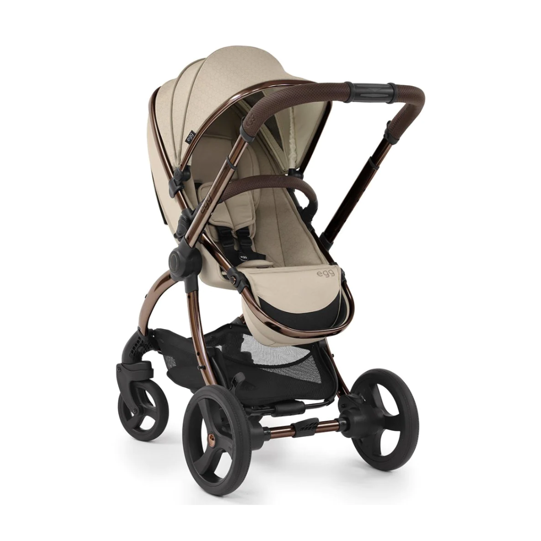 Egg pram online rose gold