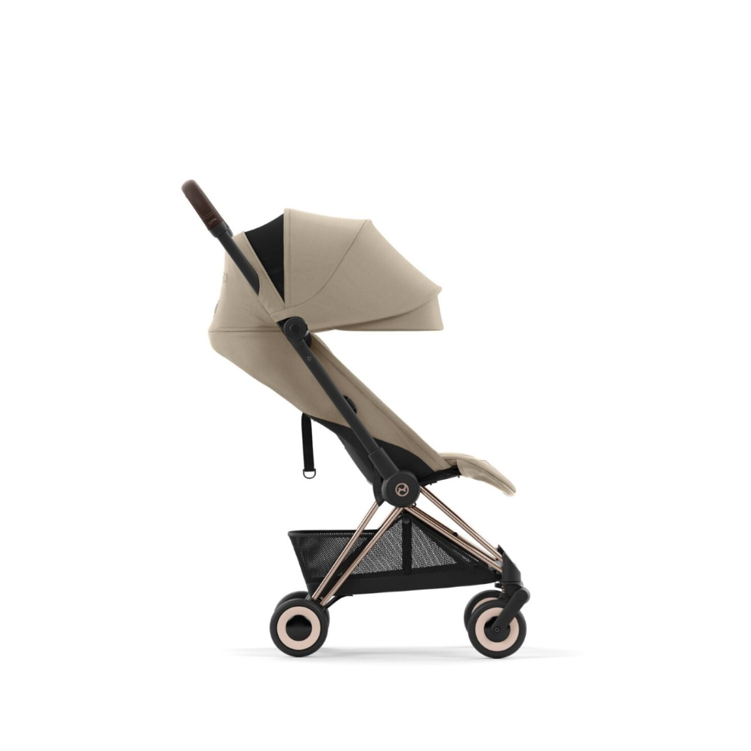 Cybex Coya Compact Stroller Cozy Beige Rose Gold