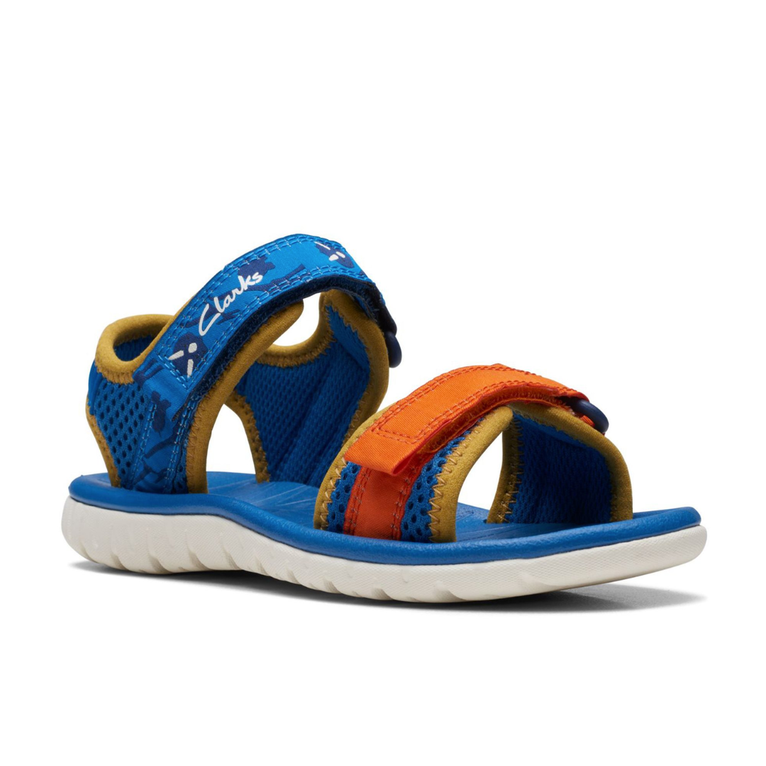Clarks sandals online kids blue