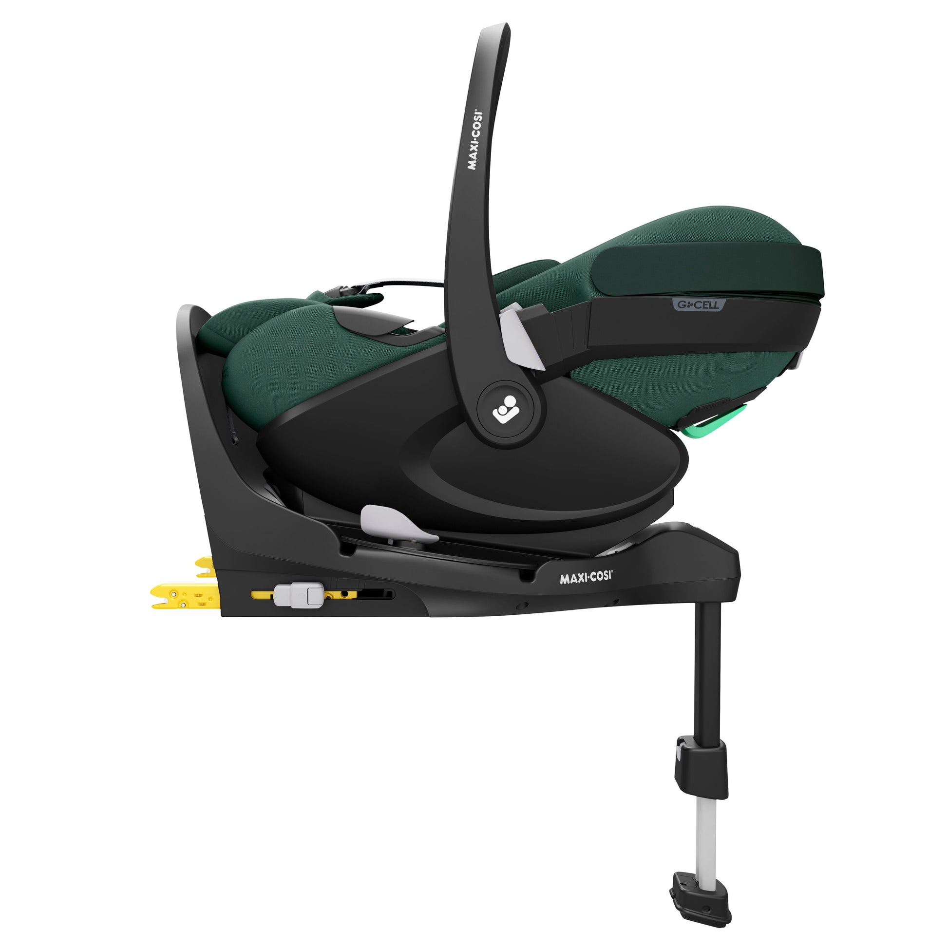 Maxi Cosi Pebble 360 Pro Car Seat & FamilyFix Pro Base | Essential Green