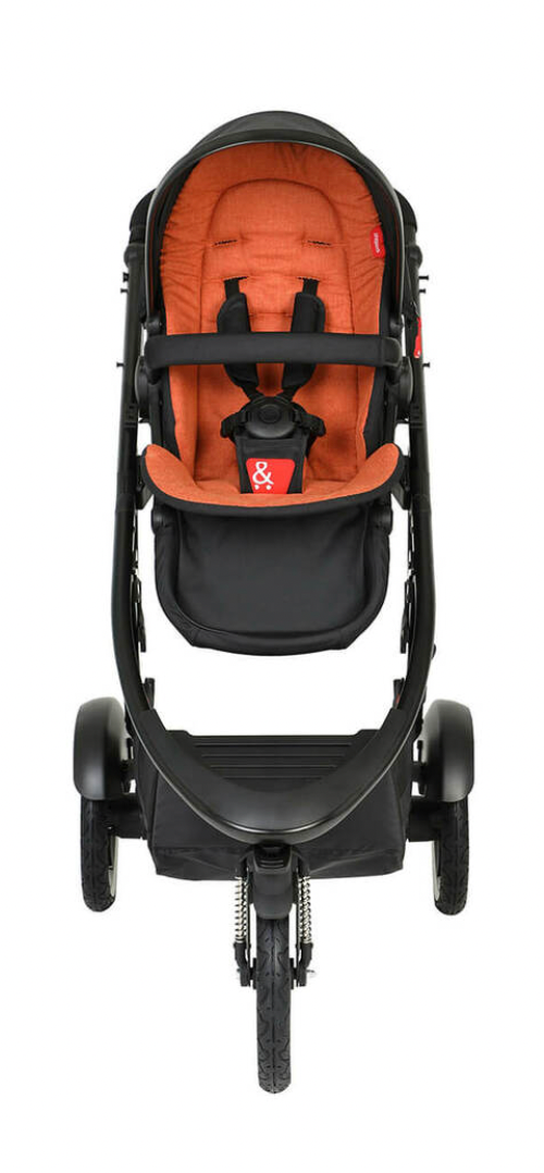 Phil Teds Sport Verso Pushchair with Carrycot Bundle Orange
