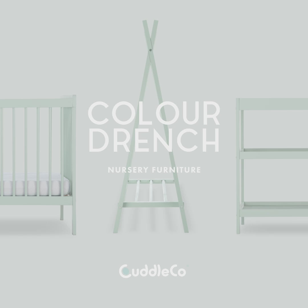 New Cuddle Co Nola Cot Bed Flint Blue Direct4baby Free Delivery
