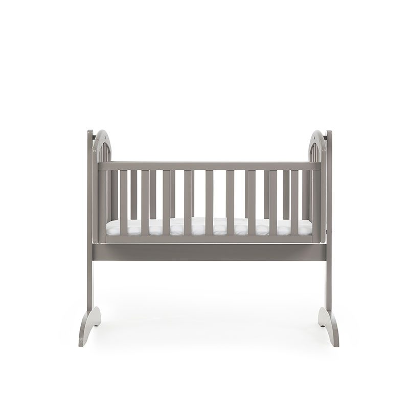Obaby Sophie Swinging Crib & Mattress - Taupe Grey