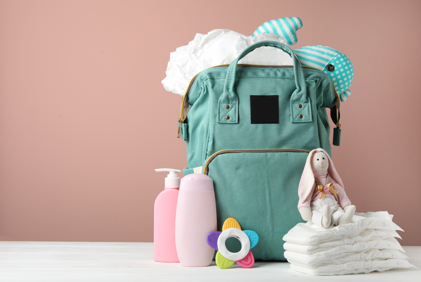 Designer backpack 2025 changing bag