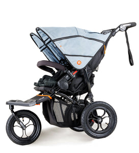 Out'n'About Nipper Double V5 Pushchair | Rocksalt Grey
