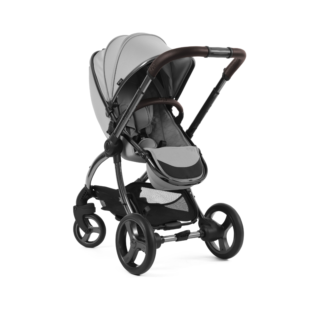 Egg 3 Stroller Luxury Travel System with Cybex Cloud T Car Seat | Glacier