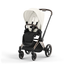 Load image into Gallery viewer, Cybex Priam Pushchair &amp; Cloud T Travel System | Off White &amp; Rose Gold
