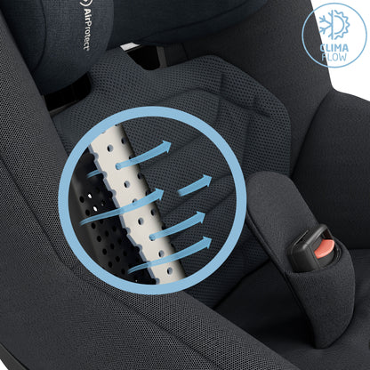 Maxi Cosi Pearl 360 Pro Car Seat & Base  | Authentic Graphite
