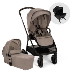 Nuna TRIV NEXT Stroller, Carrycot & Pipa URBN Car Seat Bundle | Cedar