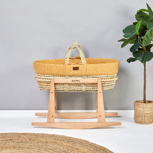 Load image into Gallery viewer, The Little Green Sheep Moses Basket &amp; Rocking Stand Bundle | Printed Honey
