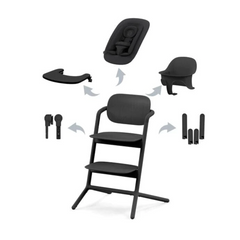 Cybex Lemo 4-in1 Chair Set - Black