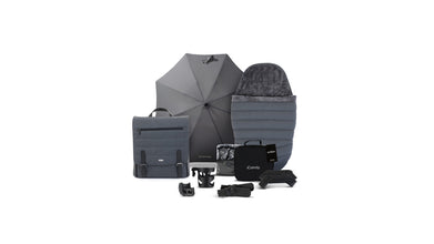 Load image into Gallery viewer, iCandy Peach 7 Pushchair &amp; Carrycot Complete Car Seat Bundle - Dark Grey | Phantom

