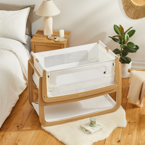 SnuzPod4 Bedside Crib | Natural Edit | Oak