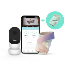 Load image into Gallery viewer, Owlet Monitor Duo BUNDLE / Smart Sock 3 + Cam 2 / Forever Rainbow
