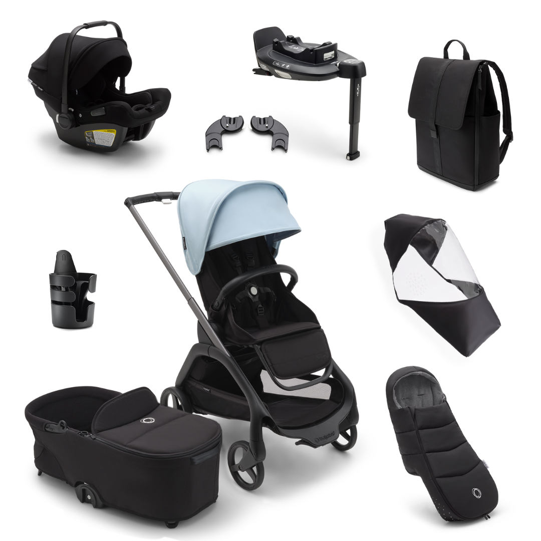 Bugaboo Dragonfly Ultimate Bundle with Turtle 360 Car Seat