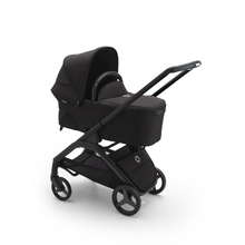 Load image into Gallery viewer, Bugaboo Dragonfly Ultimate Bundle with Maxi-Cosi Cabriofix i-Size Car Seat -  Black with Midnight Black
