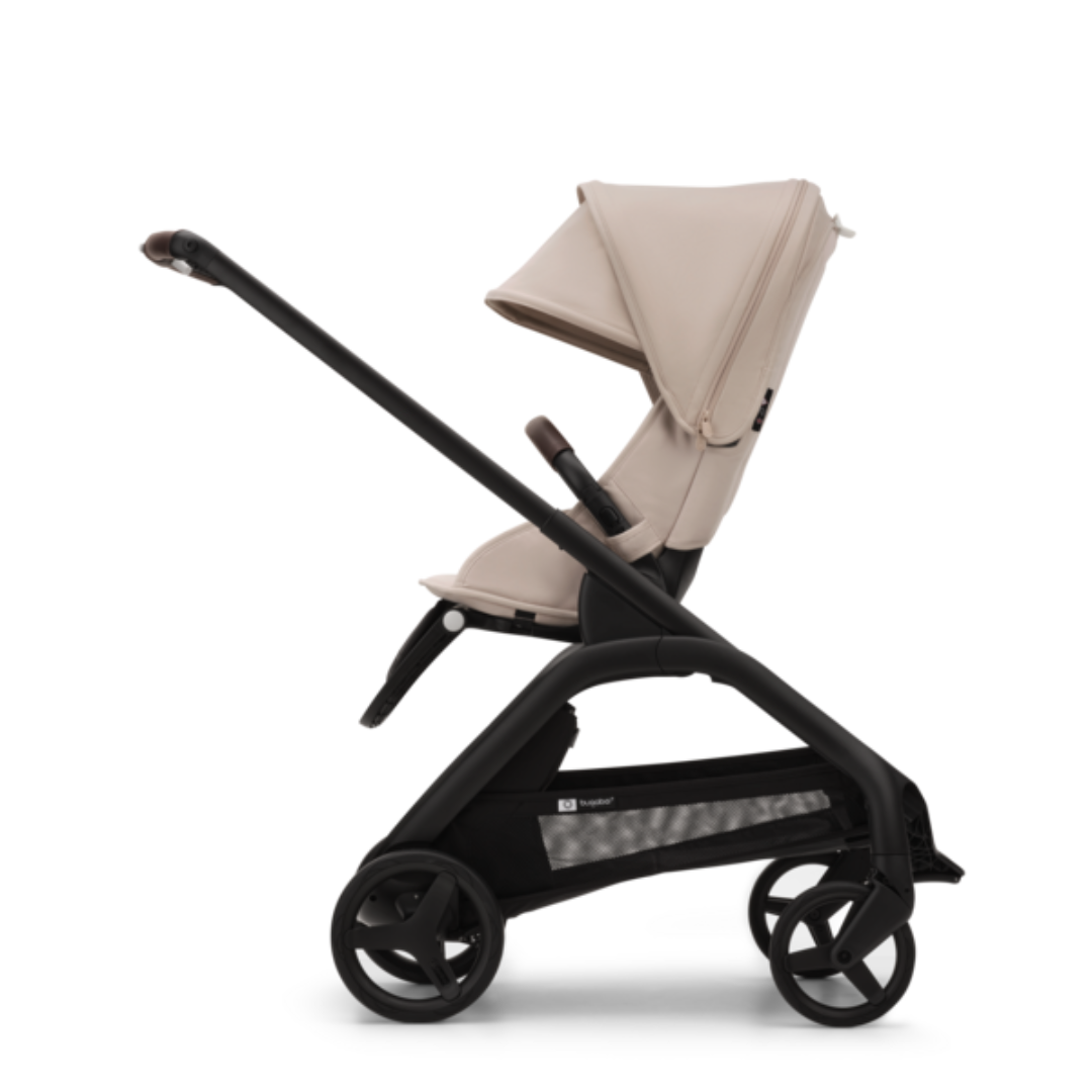 Bugaboo Dragonfly Ultimate Travel System with Turtle Air 360 Car Seat - Black with Desert Taupe