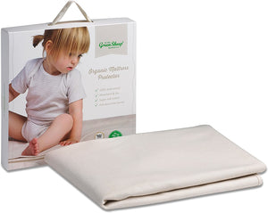 The Little Green Sheep Organic Cot Bed Mattress Protector | 70x140cm
