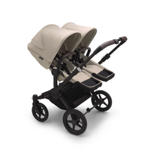 Load image into Gallery viewer, Bugaboo Donkey 5 Duo Pushchair &amp; Carrycot with Turtle Air 360 Travel System - Black &amp; Desert Taupe
