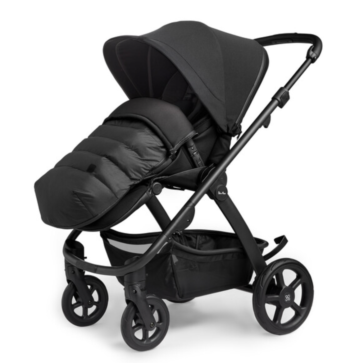 Silver Cross Tide Complete Travel System with Dream i-Size Car Seat | Space Black