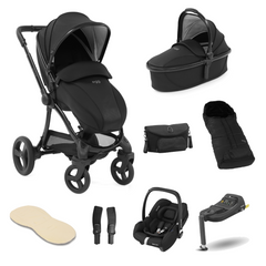Egg2 Special Edition Luxury Bundle with Maxi-Cosi Cabriofix i-Size Car Seat - Eclipse Black