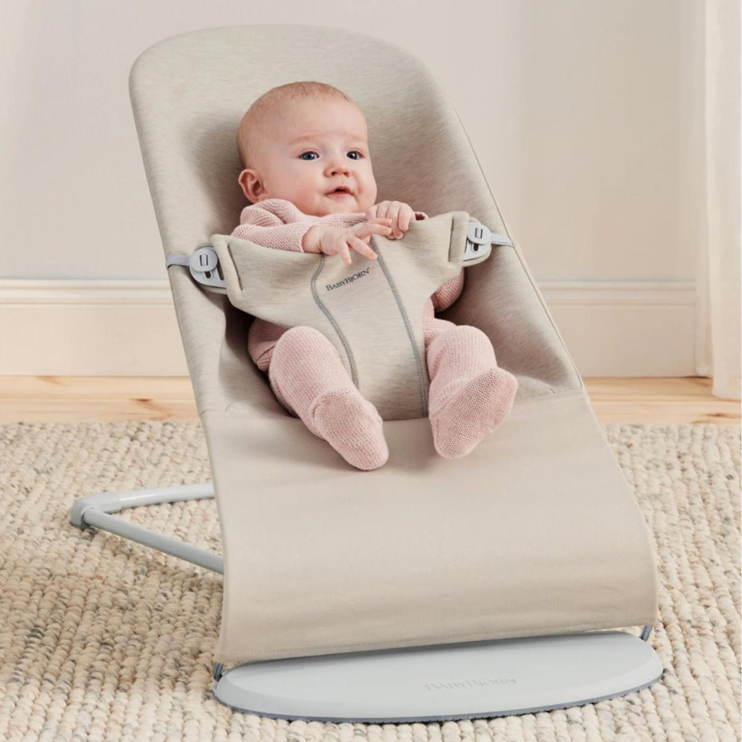 BABYBJORN Bouncer Bliss 3D Jersey Light Beige Direct 4 Baby