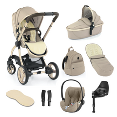 Egg® 2 Luxury Bundle with Cybex Cloud T Travel System - Feather