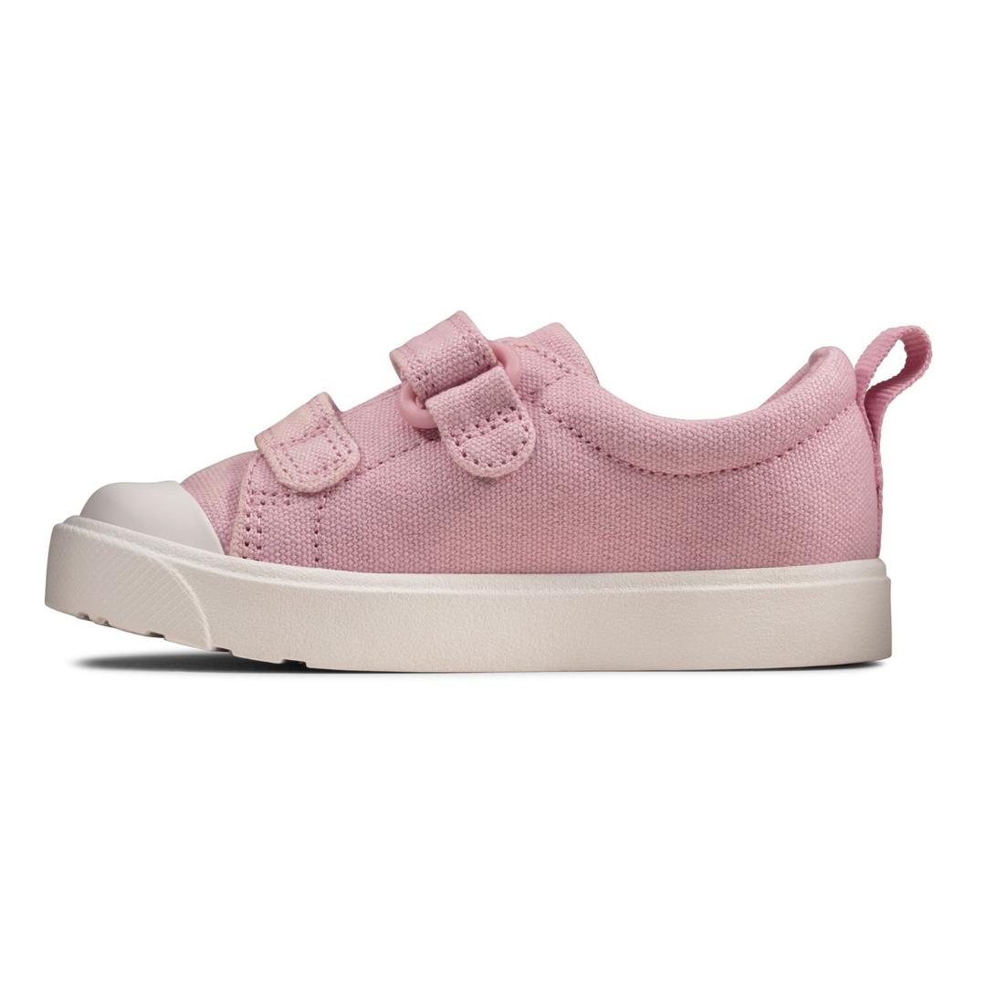 Clarks City Bright Toddler Shoes Pink Canvas Direct 4 Baby