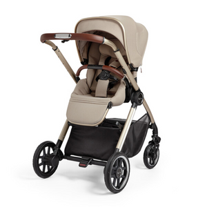 Silver Cross Reef Pushchair, First Bed Folding Carrycot & Maxi-Cosi Cabriofix Travel Pack - Stone