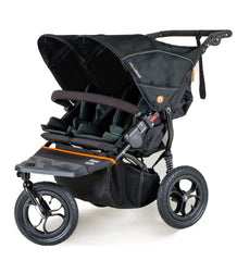 Out'n'About Nipper Double V5 Pushchair | Forest Black