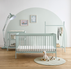 CuddleCo Nola 3 Piece Nursery Furniture Set | Sage Green