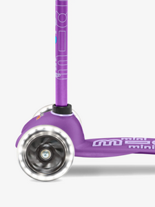 Micro Scooter Mini Deluxe LED Scooter Gruffalo Bundle - Purple