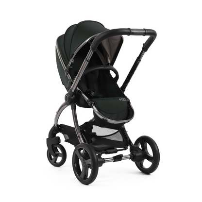 Egg 3 Stroller Luxury Travel System with Cybex Cloud T Car Seat | Black Olive