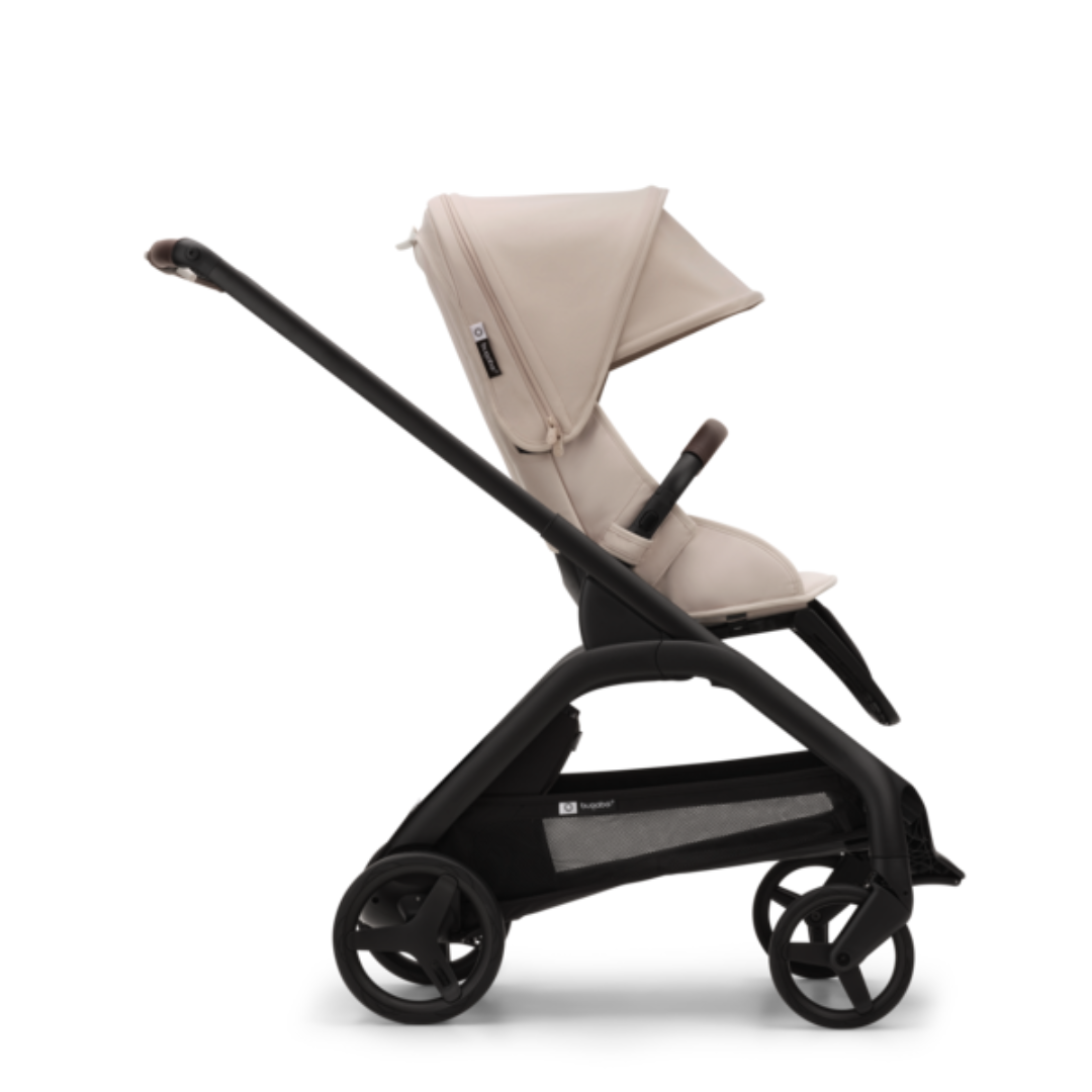 Bugaboo Dragonfly Ultimate Travel System with Maxi-Cosi Cabriofix Car Seat - Black with Desert Taupe