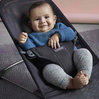 BABYBJÖRN Baby Bouncer Bliss | Anthracite Grey | Mesh