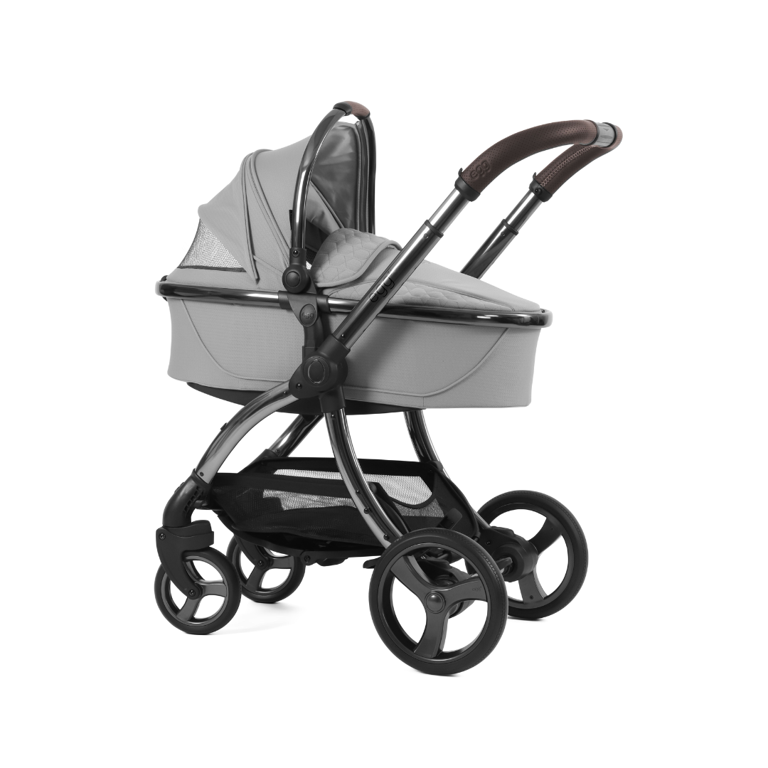 Egg 3 Stroller Luxury Travel System with Egg i Size Car Seat Glacier