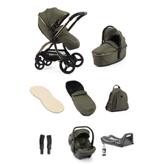 Egg 3 Stroller Luxury Travel System with Egg i-Size Car Seat | Hunter Green