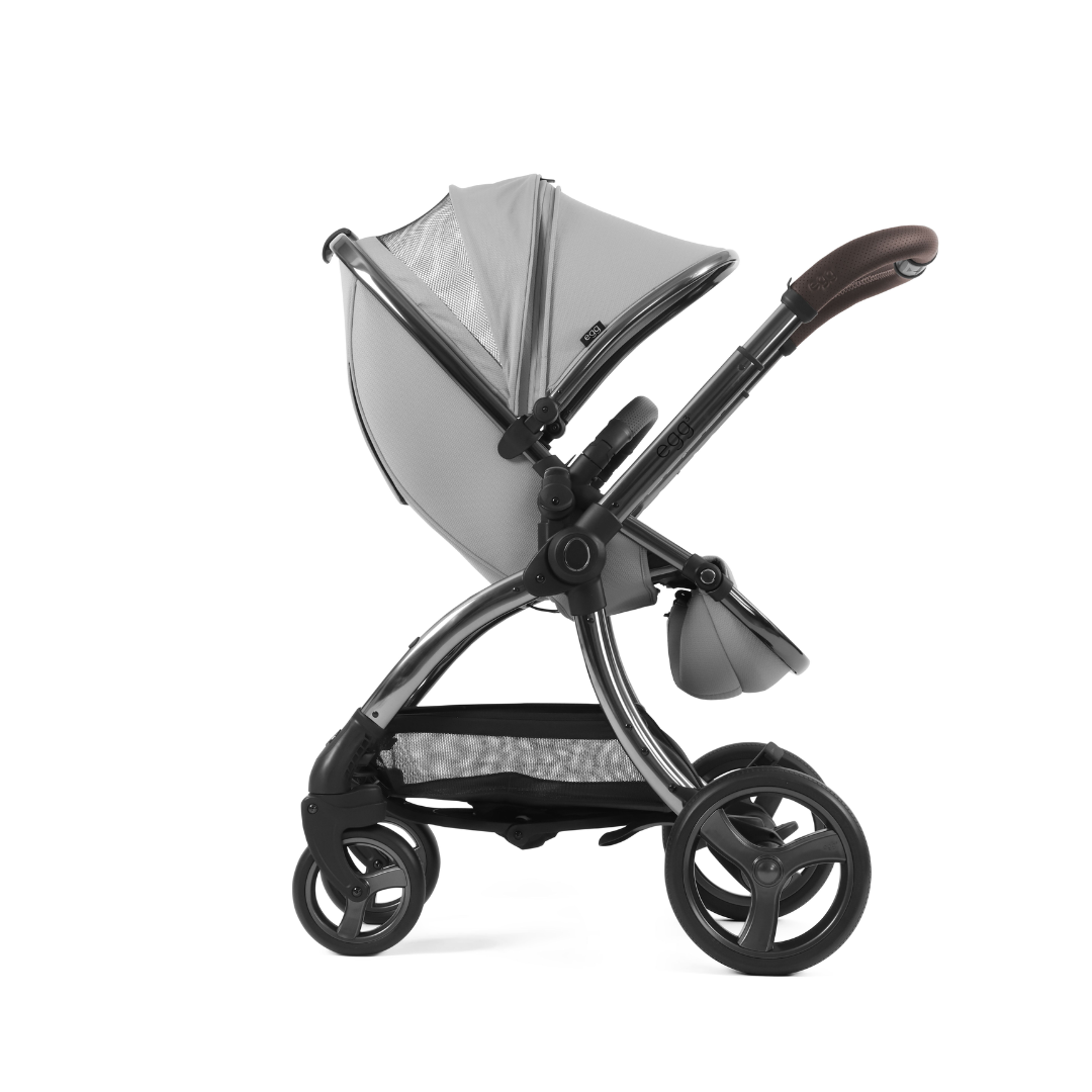 Egg 3 Stroller Luxury Travel System with Cybex Cloud T Car Seat Glacier
