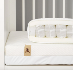 CuddleCo Signature Hypo Allergenic Bamboo Pocket Sprung Cot Bed Mattress 140 x 70cm