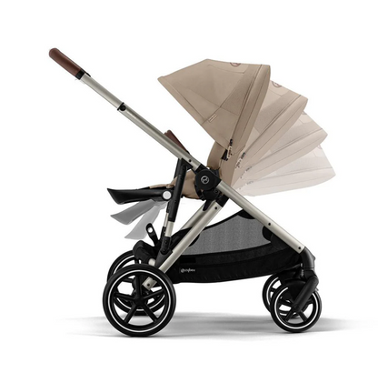 Cybex Gazelle S Pushchair | Almond Beige on Taupe Chassis