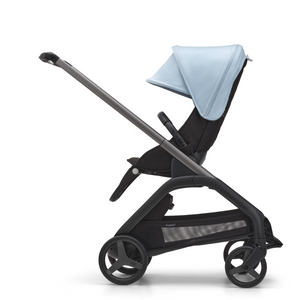 Bugaboo Dragonfly Complete Stroller - Graphite/Midnight Black with Skyline Blue