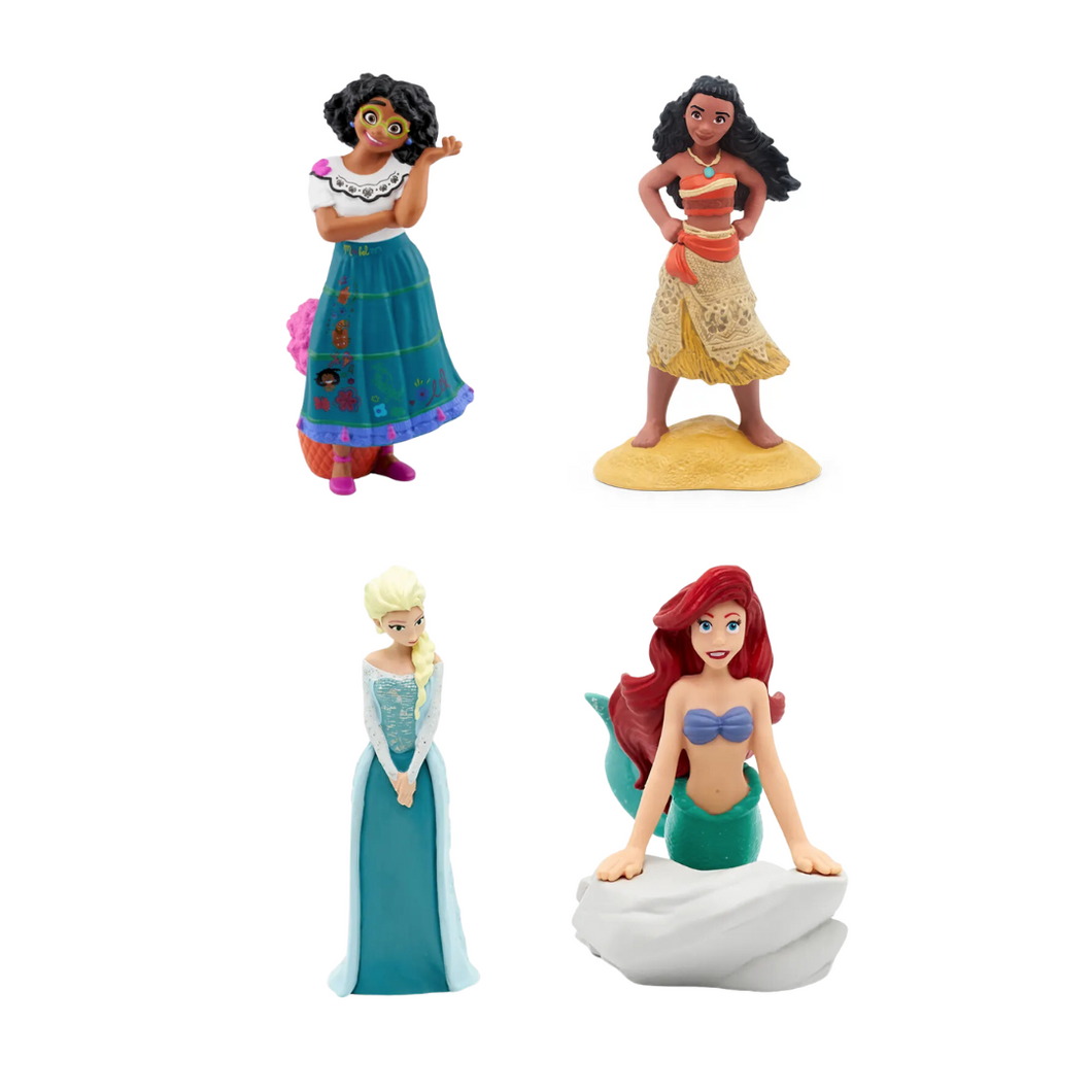 Tonies Disney Girls Bundle | Moana, Frozen, Encanto & Little Mermaid