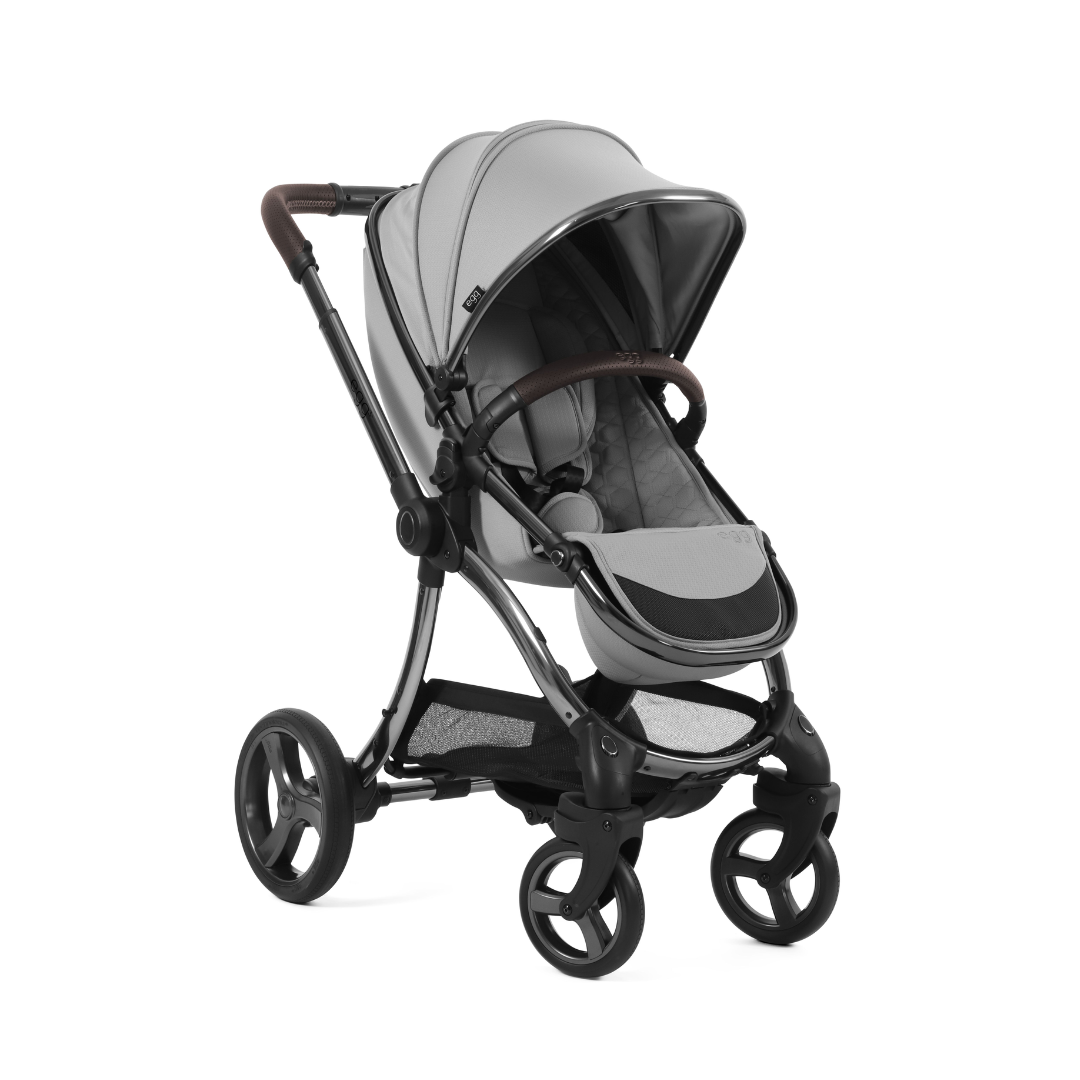 Egg 3 Stroller Luxury Travel System with Cybex Cloud T Car Seat | Glacier
