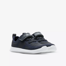 Load image into Gallery viewer, Clarks Ath Flux Toddler Trainers | Navy Size 5.5 F
