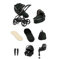 Egg 3 Stroller Luxury Travel System with Maxi-Cosi Pebble 360 Pro Car Seat | Houndstooth Black