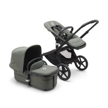 Load image into Gallery viewer, Bugaboo Fox 5 Complete &amp; Maxi-Cosi Cabriofix i-Size Bundle - Black/Forest Green
