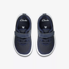 Load image into Gallery viewer, Clarks Ath Flux Toddler Trainers | Navy | Size 7.5 F
