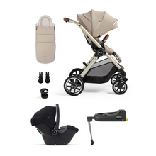 Load image into Gallery viewer, Silver Cross Reef Pushchair, Newborn Pod &amp; Travel Pack - Stone

