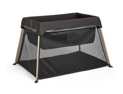 Silver Cross Rise by Tinie Travel Cot | Signature Edition - Black