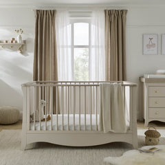 CuddleCo Clara Cot Bed | Cashmere & Ash